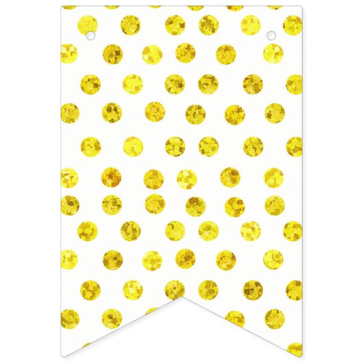 Gele stip vlaggetjes (Tweede vlag)