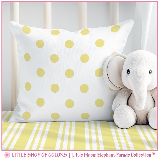 Gele Stippen Nursery Kussen