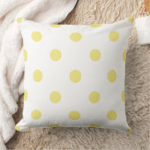 Gele Stippen Nursery Kussen (Deken)