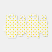 Gele stippen, stippen, Stippen, gestippeld Bedankdoosjes (Uitgevouwen)