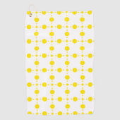 Gele stippen, stippen, Stippen, gestippeld Golfhanddoek (Voorkant)