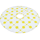 Gele stippen, stippen, Stippen, gestippeld Kerstboom Rok (Gekanteld)