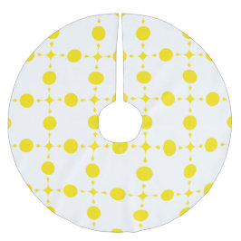 Gele stippen, stippen, Stippen, gestippeld Kerstboom Rok