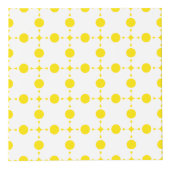 Gele stippen, stippen, Stippen, gestippeld Kubus (Rechts)