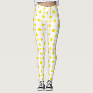 Gele stippen, stippen, Stippen, gestippeld Leggings