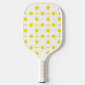 Gele stippen, stippen, Stippen, gestippeld Pickleball Paddle (Achterkant)