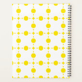 Gele stippen, stippen, Stippen, gestippeld Planner (Achterkant)