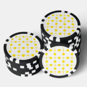 Gele stippen, stippen, Stippen, gestippeld Poker Chips (Opstapeling)
