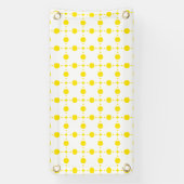 Gele stippen, stippen, Stippen, gestippeld Spandoek (Verticaal)