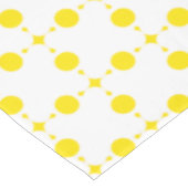 Gele stippen, stippen, Stippen, gestippeld Tafelkleed (Gekanteld)