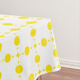 Gele stippen, stippen, Stippen, gestippeld Tafelkleed