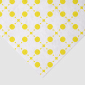 Gele stippen, stippen, Stippen, gestippeld Tissuepapier (Detail)