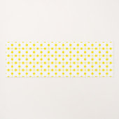 Gele stippen, stippen, Stippen, gestippeld Yogamat (Achterkant (horizontaal))