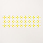 Gele stippen, stippen, Stippen, gestippeld Yogamat (Voorkant (horizontaal))