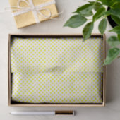 Gele Stippen Tissuepapier (Geschenk)