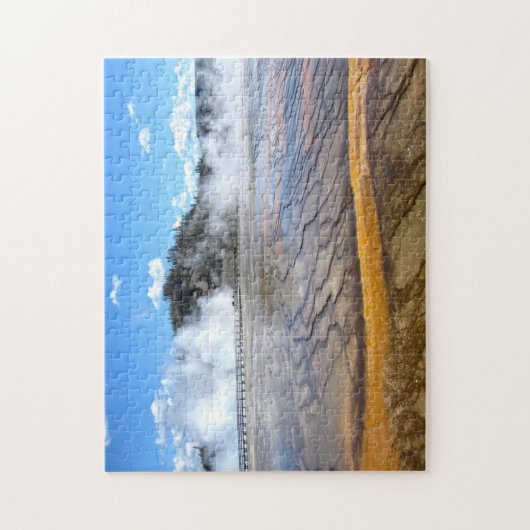 Gele Stone Hot Springs. Legpuzzel (Verticaal)