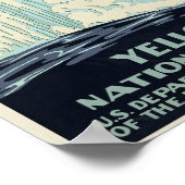 Gele Stone Vintage Revel Poster (Hoek)