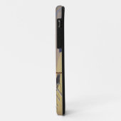 Gele strandparasol en stoelen op ongerept Case-Mate iPhone case (Achterkant/links)