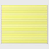 Gele streep cadeaupapier (Vlak)
