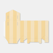 GELE STREEP PATROON TENT MET LINT GUNST DOOS BEDANKDOOSJES (Uitgevouwen)