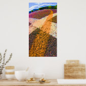 Gele streep poster (Keuken)