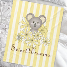 Gele Streep Schattige Baby Koala Beer Kinderen