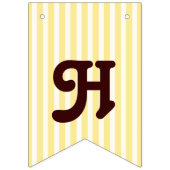 Gele Streep Schattige Baby Koala Kids Verjaardag Vlaggetjes (Tweede vlag)