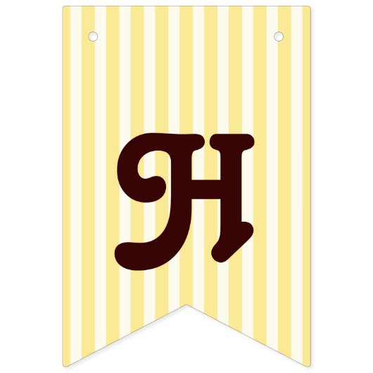 Gele Streep Schattige Baby Koala Kids Verjaardag Vlaggetjes (Tweede vlag)