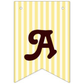 Gele Streep Schattige Baby Koala Kids Verjaardag Vlaggetjes (Derde vlag)