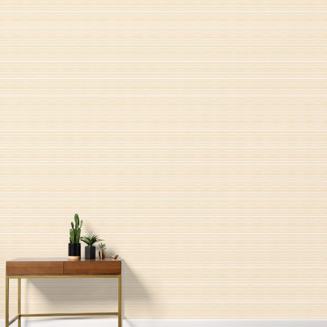 Gele streepbehang | Helder gestreepte kinderkamer  Behang (Hal)