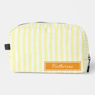 Gele Strepen Abstract Retro Mooie & Trendy Toilettasje