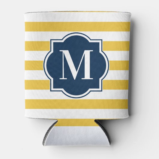 Gele strepen blikjeskoeler (Voorkant)