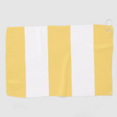 Gele Strepen Golfhanddoek (Horizontaal)