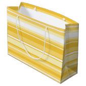 Gele strepen large cadeautasje (Achterkant Gekanteld)