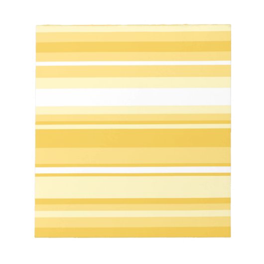 Gele strepen notitieblok (Voorkant)
