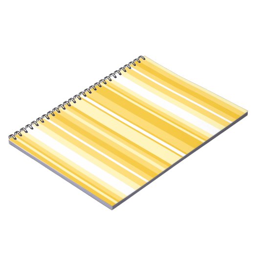 Gele strepen notitieboek (Linkerzijde)