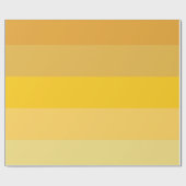 Gele strepen patroon cadeaupapier (Vlak)