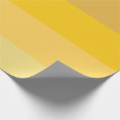Gele strepen patroon cadeaupapier (Hoek)