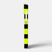 Gele strepen patroon Case-Mate iPhone case (Achterkant / Links)