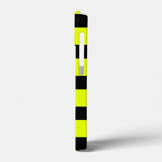 Gele strepen patroon Case-Mate iPhone case (Achterkant / Links)