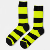 Gele strepen patroon sokken (Links)