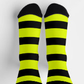 Gele strepen patroon sokken (Top)