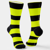 Gele strepen patroon sokken (Gebogen)