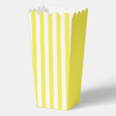 Gele strepen Popcorn Favor Box Bedankdoosjes (Achterkant)