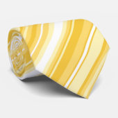 Gele strepen stropdas (Opgerold)