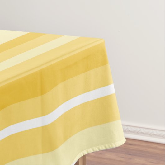 Gele strepen tafelkleed (Voorbeeld)