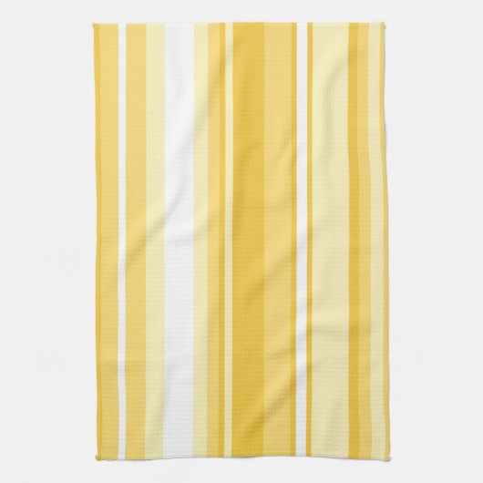 Gele strepen theedoek (Verticaal)