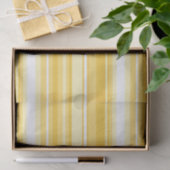 Gele strepen tissuepapier (Geschenk)