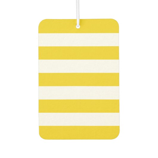 Gele strepen, witte strepen, gestreept patroon luchtverfrisser (Voorkant)