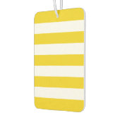 Gele strepen, witte strepen, gestreept patroon luchtverfrisser (Links)
